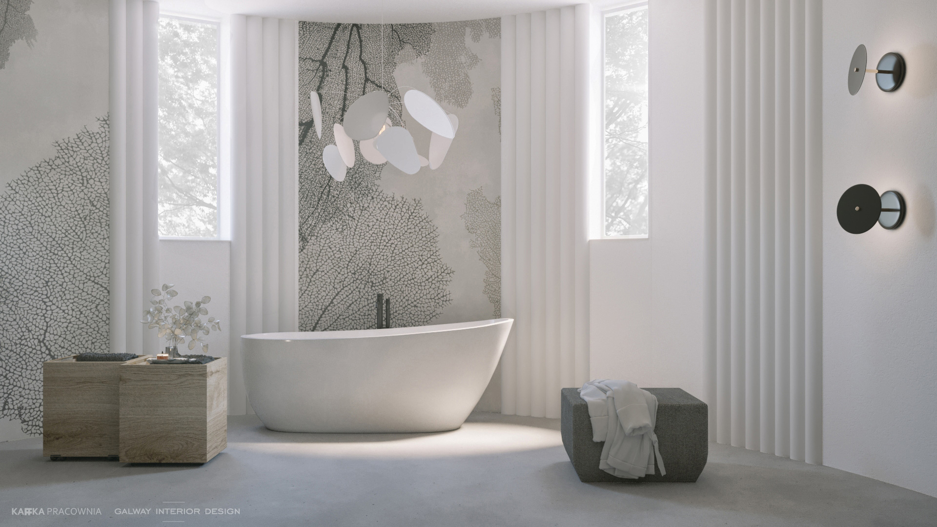 Galway Interior Design Modern Big Bathroom