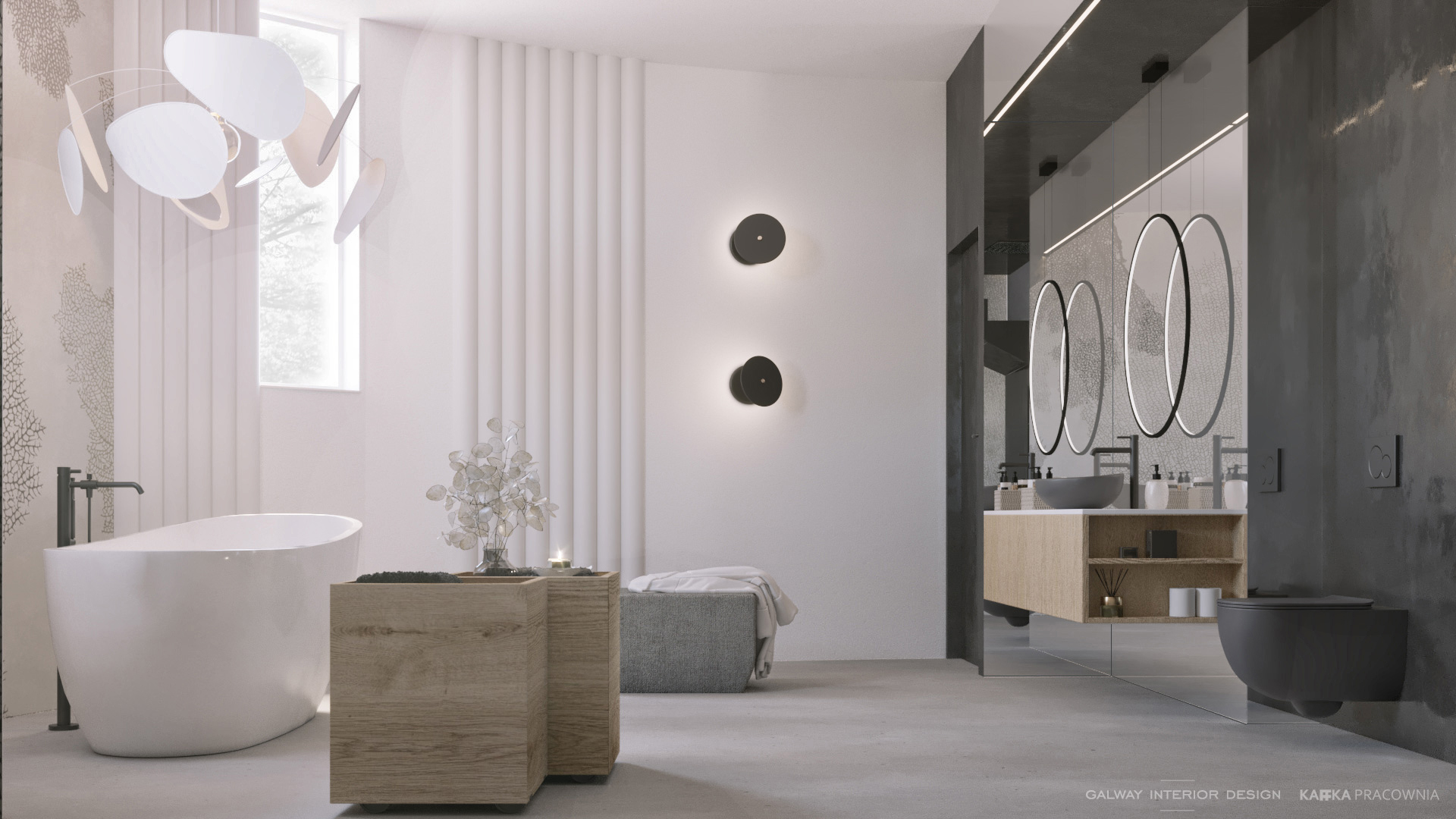 Galway Interior Design Modern Freestanding Bath