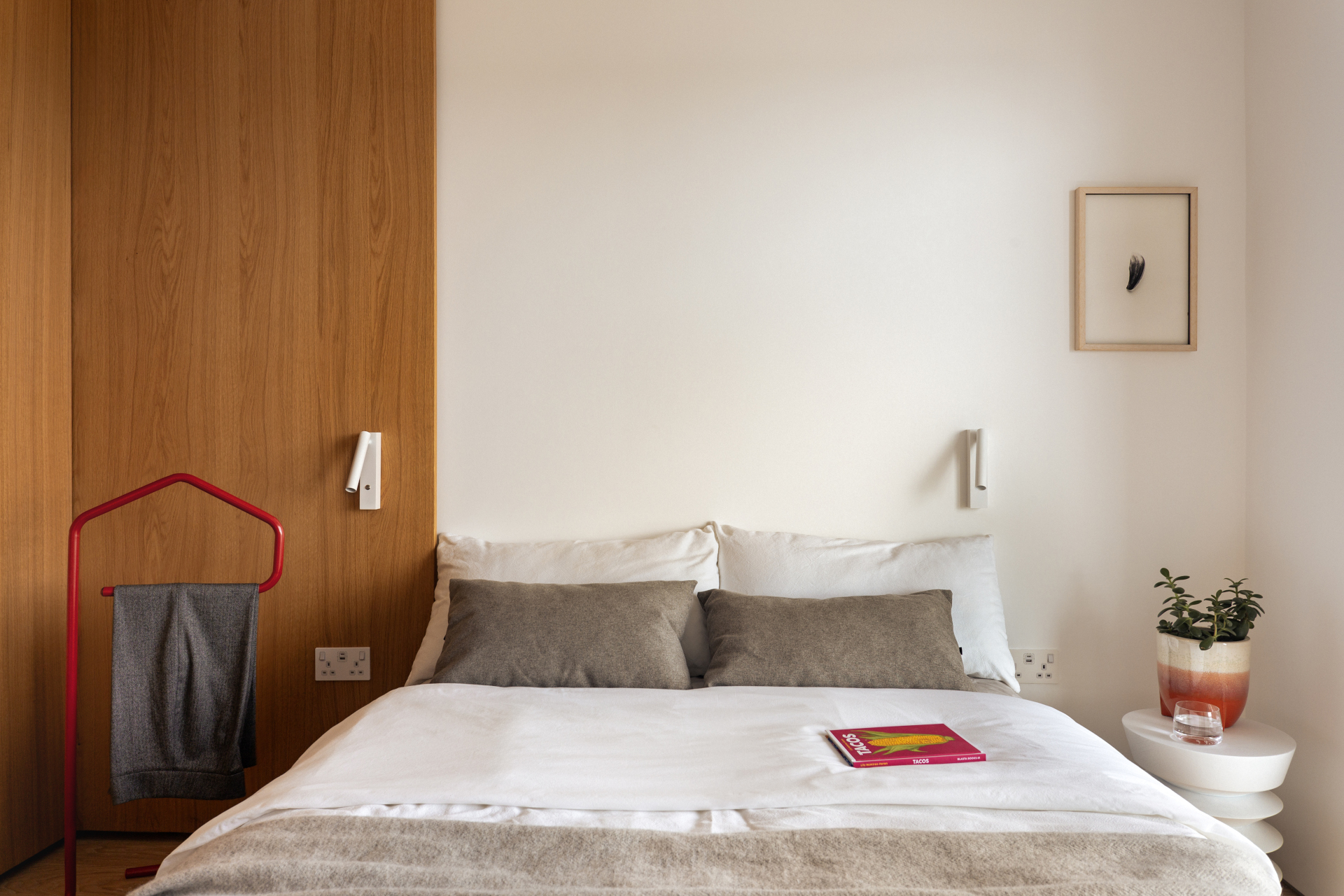 natural timber bedroom finish