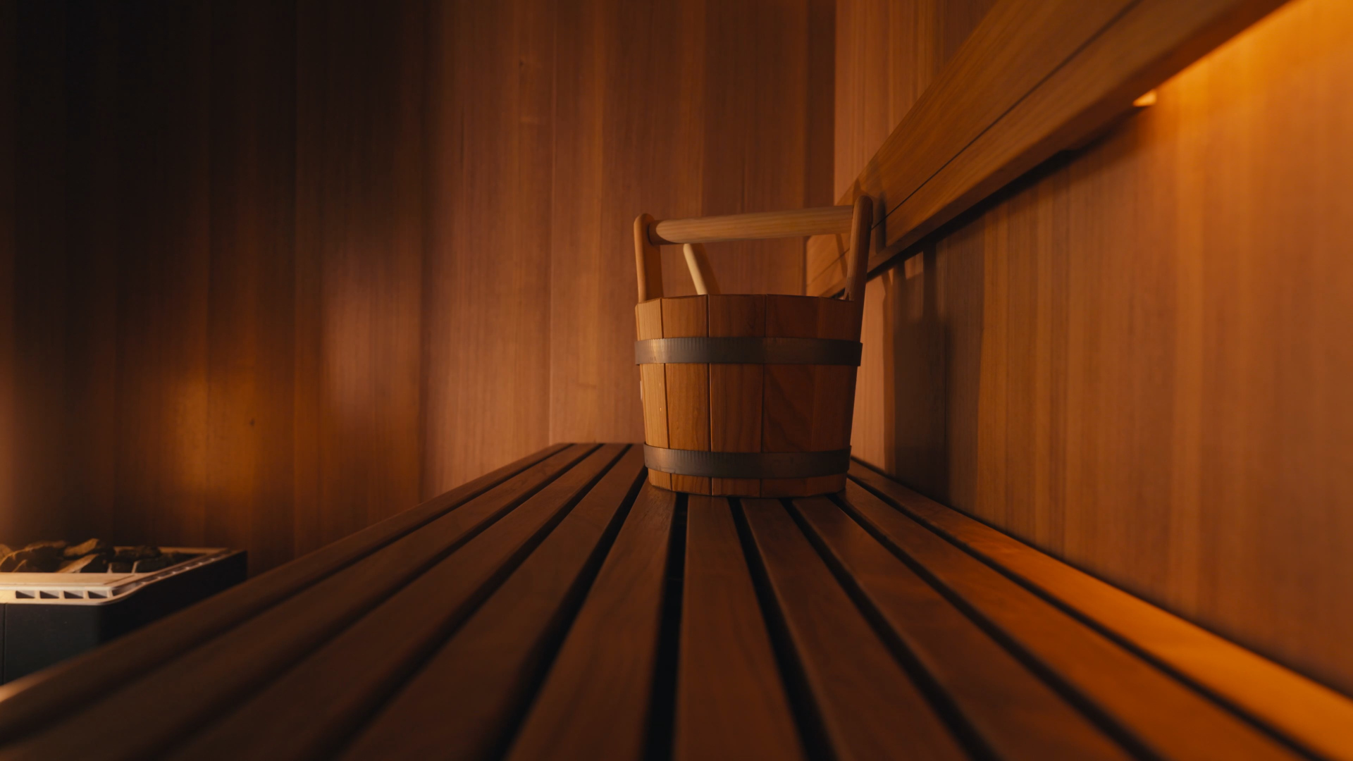 natural timber wellness space